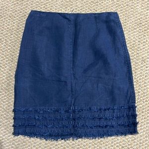 Tommy Bahama linen ruffle skirt.